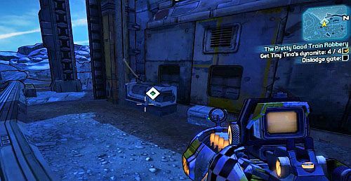 Porozmawiaj z Tiną [1] i przyjmij zadanie - The Pretty Good Train Robbery | Misje poboczne - Tundra Express | Borderlands 2 - Borderlands 2 - poradnik do gry