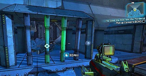 Przedostań się na północny koniec mapy, gdzie odnajdziesz więzienie - The Good, the Bad, and the Mordecai | Misje poboczne - Sanctuary 2 - Borderlands 2 - poradnik do gry