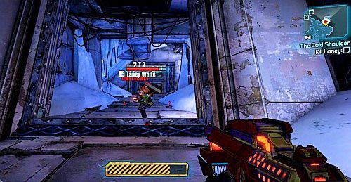 Mając wszystkie przedmioty, idź w miejsce gdzie odnalazłeś Girly Magazine nr 1 [2] - The Cold Shoulder | Misje poboczne - Sanctuary 2 | Borderlands 2 - Borderlands 2 - poradnik do gry