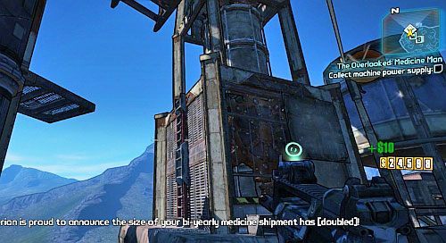 Po przyjęciu zadania od Scootera [1], udaj się za pomocą Fast Travel do The Highlands Overlook - The Overlooked - Medicine Man | Misje poboczne - Sanctuary 2 | Borderlands 2 - Borderlands 2 - poradnik do gry