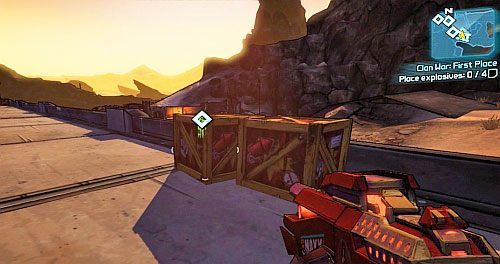 Porozmawiaj z Mickiem Zafordem w The Holy Spirits [1], by rozpocząć zadanie - Clan War - First Place | Misje poboczne - The Highlands | Borderlands 2 - Borderlands 2 - poradnik do gry