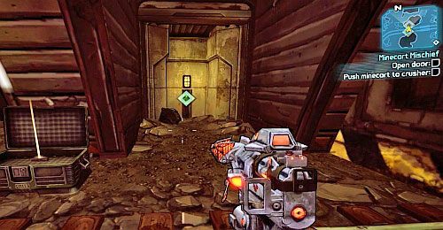 Kiedy zbliżysz się do zamkniętych wrót [3], zostaniesz zaatakowany przez grupę Volatile Crystalisk - Misje poboczne - Minecart Mischief | Borderlands 2 - Borderlands 2 - poradnik do gry