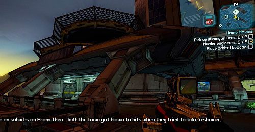 Teraz potrzebujesz trzech sztuk Surveyor Lures - Home Movies | Misje poboczne - Sanctuary 3 | Borderlands 2 - Borderlands 2 - poradnik do gry