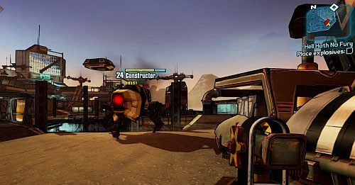 Idź do kontenera, oznaczonego numerem [3], który otwórz - Hell Hath No Fury | Misje poboczne - Sanctuary 3 | Borderlands 2 - Borderlands 2 - poradnik do gry