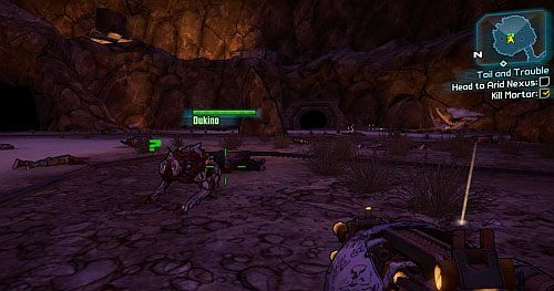 Kiedy pokonasz przerośniętego Skaga, Dukino wyjdzie ze swojej kryjówki - Rockos Modern Strife; Demon Hunter | Misje poboczne - Sanctuary 3 - Borderlands 2 - poradnik do gry