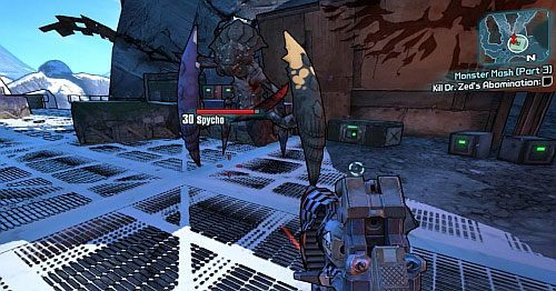 Po osiągnięciu celu, wróć do Fast Travel i przenieś się do Frostburn Canyon - Monster Mash (Part 1,2,3) | Misje poboczne - Sanctuary 3 | Borderlands 2 - Borderlands 2 - poradnik do gry