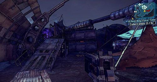 Teraz musisz zebrać cztery kończyny oraz maskę - A Real Boy - Clothes Make the Man, Face Time, Human | Misje poboczne - Eridium Blight - Borderlands 2 - poradnik do gry