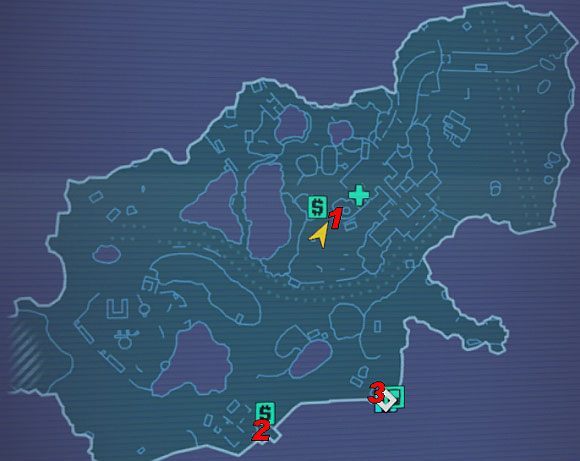 1) Tablica z zadaniami/Skrzynka pocztowa Una Baha - Uncle Teddy | Misje poboczne - Arid Nexus Badlands | Borderlands 2 - Borderlands 2 - poradnik do gry