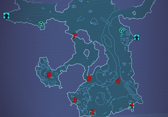 1) Start/teleport do Southern Shelf - The Road to the Sanctuary | Zadania główne w Borderlands 2 - Borderlands 2 - poradnik do gry