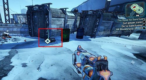 Teraz zawróć na północ i skręć na zachód kiedy, tylko pojawi się taka możliwość - The Road to the Sanctuary | Zadania główne w Borderlands 2 - Borderlands 2 - poradnik do gry
