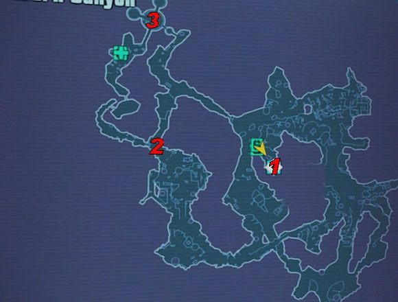 1) Start/teleport do Three Horns Divide - Hunting the Firehawk | Zadania główne w Borderlands 2 - Borderlands 2 - poradnik do gry