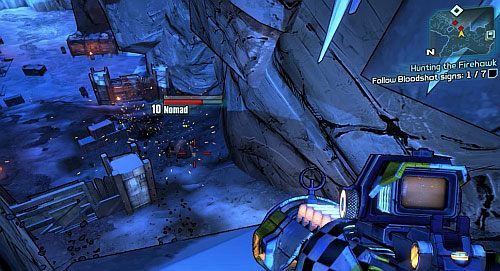 Idź kawałek przed siebie, a następnie skręć w prawo - Hunting the Firehawk | Zadania główne w Borderlands 2 - Borderlands 2 - poradnik do gry