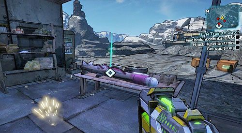 Kiedy osiągniesz cel, udaj się do jaskini [3] (wejście znajduję się w północnej części góry), gdzie poznasz Tine - A Train to Catch | Zadania główne w Borderlands 2 - Borderlands 2 - poradnik do gry