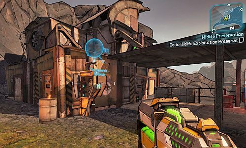 Kiedy znajdziesz się w The Fridge, idź do przejścia prowadzącego do The Highlands Outwash, eliminując napotkanych Mutantów - Bright Lights, Flying City | Zadania główne w Borderlands 2 - Borderlands 2 - poradnik do gry