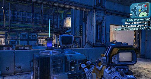 Kiedy dotrzesz do magazynu Hyperion [12], wejście będzie zamknięte - Wildlife Preservation | Zadania główne w Borderlands 2 - Borderlands 2 - poradnik do gry