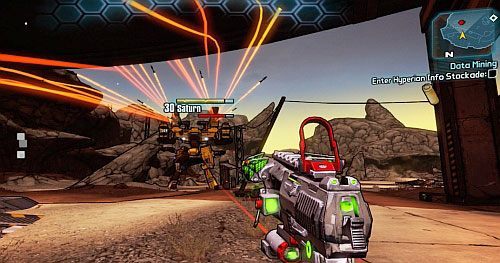 Dojdź do windy w północno wschodniej części mapy [9] - Data Mining | Zadania główne w Borderlands 2 - Borderlands 2 - poradnik do gry