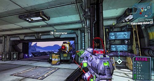 Kiedy Użyjesz terminalu, zostaniesz zaatakowany przez dwa Constructory - Data Mining | Zadania główne w Borderlands 2 - Borderlands 2 - poradnik do gry