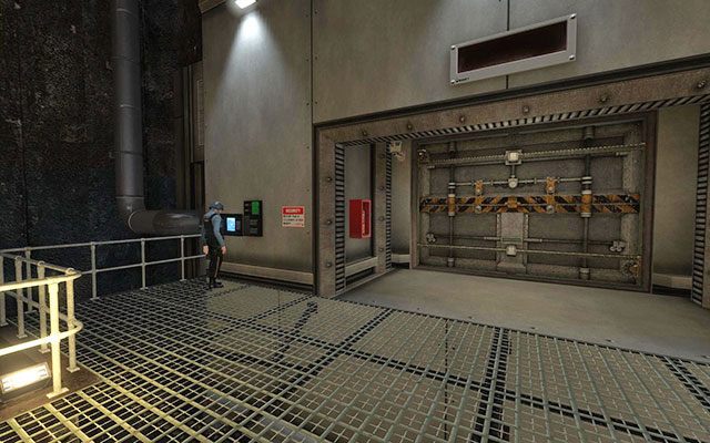 Poczekaj cierpliwie na strażnika , który przyjdzie do Ciebie i odblokuje drzwi - Black Mesa Inbound | Black Mesa Inbound, Anomalous Materials | Black Mesa - Black Mesa - poradnik do gry
