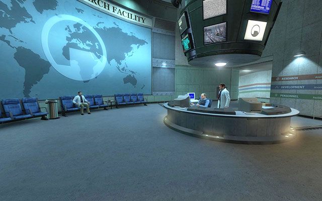 Znajdziesz się w recepcji - Anomalous Materials | Black Mesa Inbound, Anomalous Materials | Black Mesa - Black Mesa - poradnik do gry