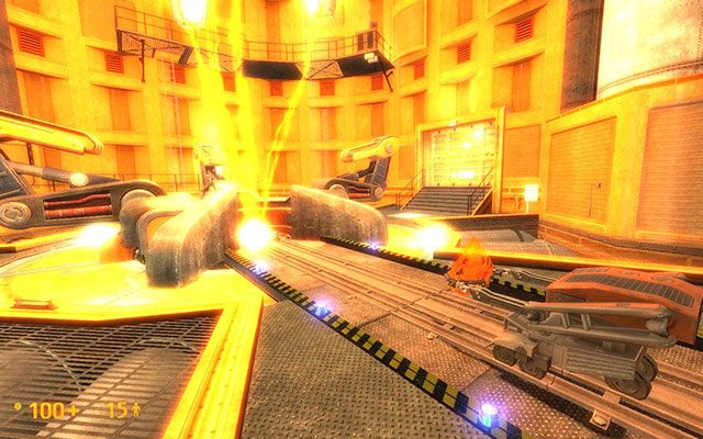 Podejdź do barierki i obserwuj przeprowadzane doświadczenie - Anomalous Materials | Black Mesa Inbound, Anomalous Materials | Black Mesa - Black Mesa - poradnik do gry