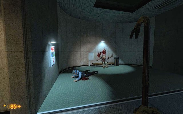 Wyjdź z pomieszczenia przez dziurę w ścianie i kieruj się cały czas przed siebie, do kolejnego sektora - Unforeseen Consequences - Nadzieja w broni palnej | Unforeseen Consequences - Black Mesa - poradnik do gry