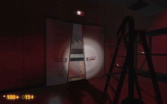 Nim udasz się dalej udaj się na lewo do zasypanego częściową pomieszczenia laboratoryjnego - Unforeseen Consequences - Nadzieja w broni palnej | Unforeseen Consequences - Black Mesa - poradnik do gry