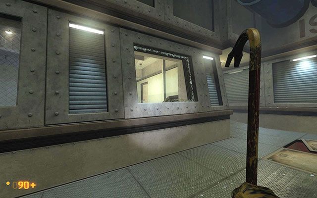 Tuż obok korytarza oznaczonego liczbą 19, znajduje się małe pomieszczenie, w którym wisi aparat medyczny - Unforeseen Consequences - Nadzieja w broni palnej | Unforeseen Consequences - Black Mesa - poradnik do gry