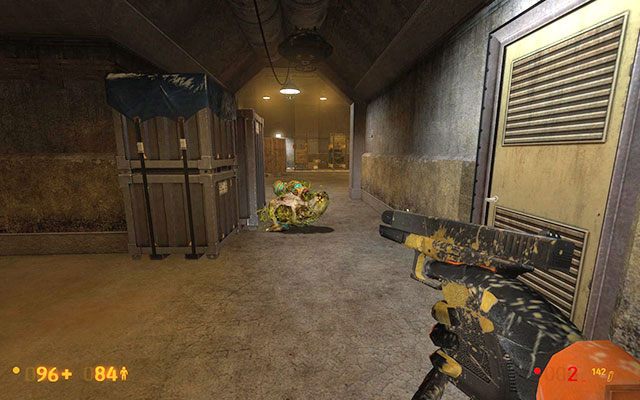 Wejdź przez dostępne na końcu drzwi - Unforeseen Consequences - Windą w dół | Unforeseen Consequences - Black Mesa - poradnik do gry