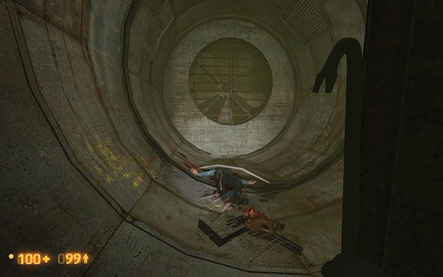 Efektem upieczenia stworów będzie również niewielki wyłom w ścianie, gdzie wcześniej była kratka wentylacyjna - Office Complex - W poszukiwaniu wsparcia | Office Complex | Black Mesa - Black Mesa - poradnik do gry