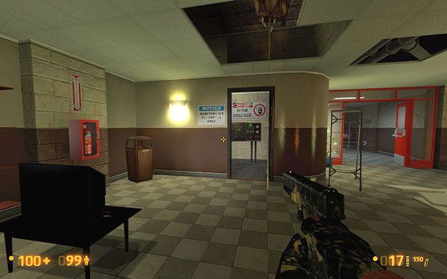 Tak dozbrojony wróć się do wyjścia i skieruj się do drugiej odnogi kanału wentylacyjnego - Office Complex - W poszukiwaniu wsparcia | Office Complex | Black Mesa - Black Mesa - poradnik do gry