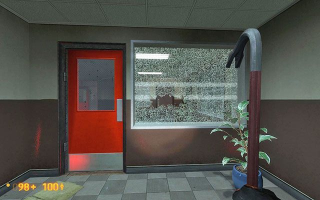 Opuść pomieszczenie i przejdź przez długi korytarz - Office Complex - W poszukiwaniu wsparcia | Office Complex | Black Mesa - Black Mesa - poradnik do gry