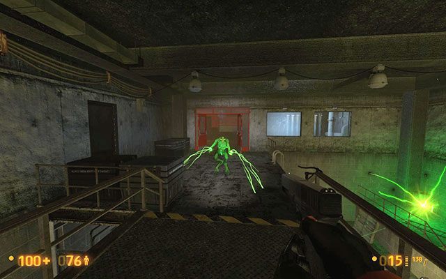 Po Twoim powrocie z magazynu pojawi się kilka Vortigauntów - Office Complex - W poszukiwaniu wsparcia | Office Complex | Black Mesa - Black Mesa - poradnik do gry