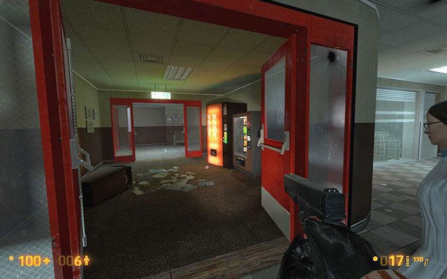 Zaproponuj jej wspólną wyprawę i powróć do głównego biura z kabinami - Office Complex - Kompletując drużynę | Office Complex | Black Mesa - Black Mesa - poradnik do gry