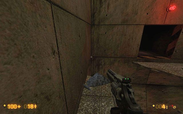 Wejdź do szybu i zeskocz na dół po półkach skalnych, w stronę drabiny - Weve Got Hostiles - Odrobina słońca | Weve Got Hostiles | Black Mesa - Black Mesa - poradnik do gry