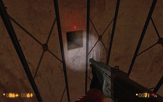 Gdy wrócisz na do punktu wyjścia, podejdź do krawędzi szybu i wykonaj samobójczy skok w dół - Blast Pit - Walka z wiatrakami | Blast Pit | Black Mesa - Black Mesa - poradnik do gry