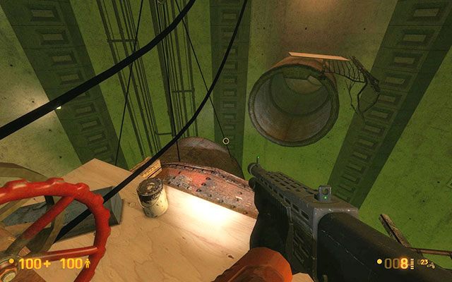 Ponownie wskocz na rurę i biegnij przed siebie po kładce - Blast Pit - Wielkie grillowanie | Blast Pit | Black Mesa - Black Mesa - poradnik do gry