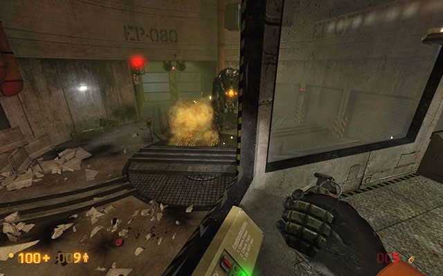 Czas pozbyć się ogromnego potwora, który uniemożliwia swobodne poruszanie się w pobliżu wagonu kolejki - Power Up - Potworny Tesla | Power Up | Black Mesa - Black Mesa - poradnik do gry