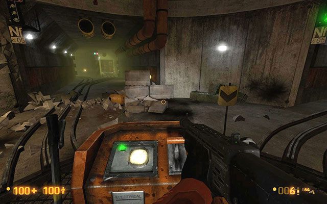 Powróć do głównej sali tą samą drogą, którą wcześniej przybiegłeś - Power Up - Potworny Tesla | Power Up | Black Mesa - Black Mesa - poradnik do gry