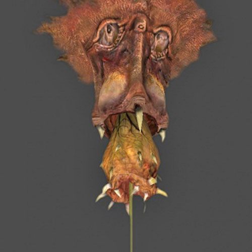 Ohydna narośl, która zawsze przyczepiona jest do sufitu, przez co niekiedy bardzo łatwo ją przegapić - Barnacle | Przeciwnicy | Black Mesa - Black Mesa - poradnik do gry