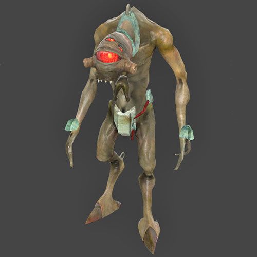 Charakterystyczny, zgarbiony stwór z jednym, ale za to dużym okiem, który ma tendencję do pojawiania się na placu boju w najmniej oczekiwanych momentach - Vortigaunt | Przeciwnicy | Black Mesa - Black Mesa - poradnik do gry