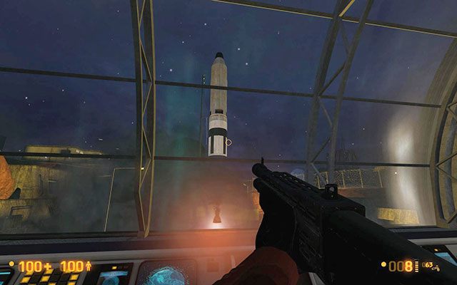 Idź przed siebie aż natrafisz na drabinkę, po której wyjdź na górę - On a Rail - 3... 2... 1... Start! | On a Rail | Black Mesa - Black Mesa - poradnik do gry