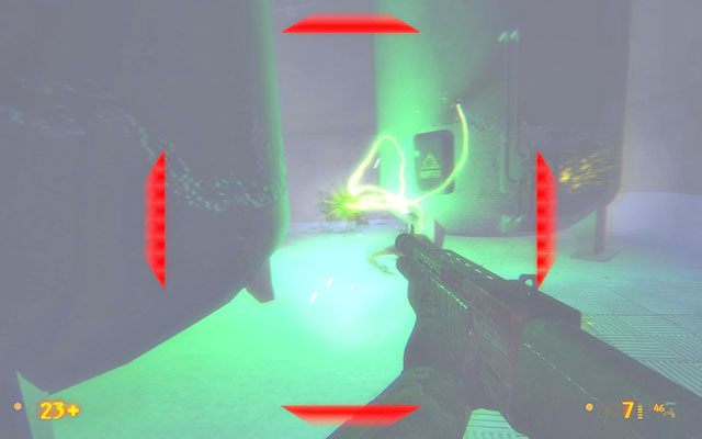 W tej części kompleksu panuje tak niska temperatura, że nawet Twój kombinezon nie będzie w stanie Cię ochronić - Apprehension - W drodze na powierzchnię | Apprehension | Black Mesa - Black Mesa - poradnik do gry