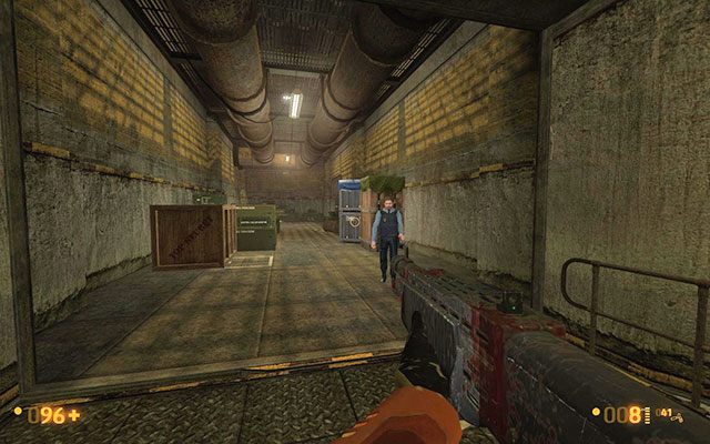 Po chwili dotrzesz do kabiny windy - Apprehension - W drodze na powierzchnię | Apprehension | Black Mesa - Black Mesa - poradnik do gry