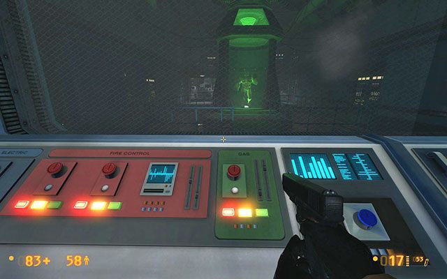 Przejdź przez korytarz i wejdź do jedynego otwartego pomieszczenia - Questionable Ethics - Eksperymentując | Questionable Ethics | Black Mesa - Black Mesa - poradnik do gry