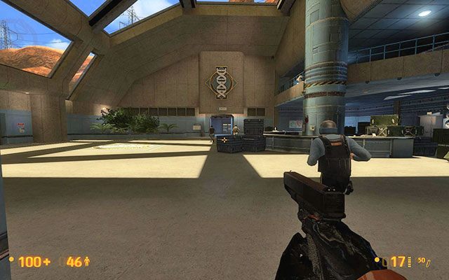 Poproś strażnika o pomoc i razem ruszcie w dalszą drogę - Questionable Ethics - Eksperymentując | Questionable Ethics | Black Mesa - Black Mesa - poradnik do gry