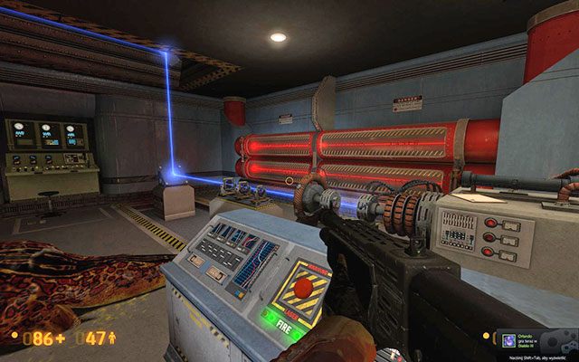 Idź przed siebie i wejdź do pierwszego pokoju po prawej stronie - Questionable Ethics - Laserem na zewnątrz | Questionable Ethics | Black Mesa - Black Mesa - poradnik do gry