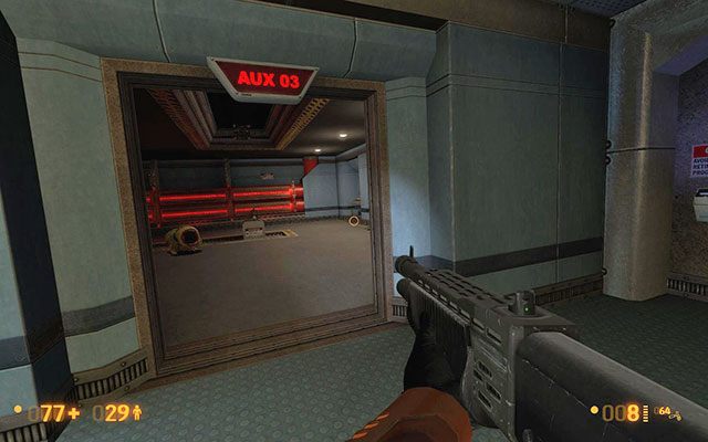 W obu odwiedzonych pomieszczeniach należy wcisnąć czerwone przyciski, uaktywniając w ten sposób kolejne wiązki lasera - Questionable Ethics - Laserem na zewnątrz | Questionable Ethics | Black Mesa - Black Mesa - poradnik do gry