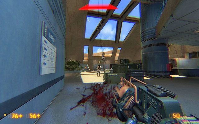 Kiedy tylko przejdziesz przez wrota, te zamkną się za Toba pozostawiając Cię osamotnionego w walce ze sporą liczbą żołnierzy - Questionable Ethics - Laserem na zewnątrz | Questionable Ethics | Black Mesa - Black Mesa - poradnik do gry