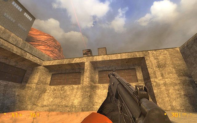 Po chwili znajdziesz się po drugiej stronie budynku - Surface Tension - Eksplozja totalna | Surface Tension | Black Mesa - Black Mesa - poradnik do gry