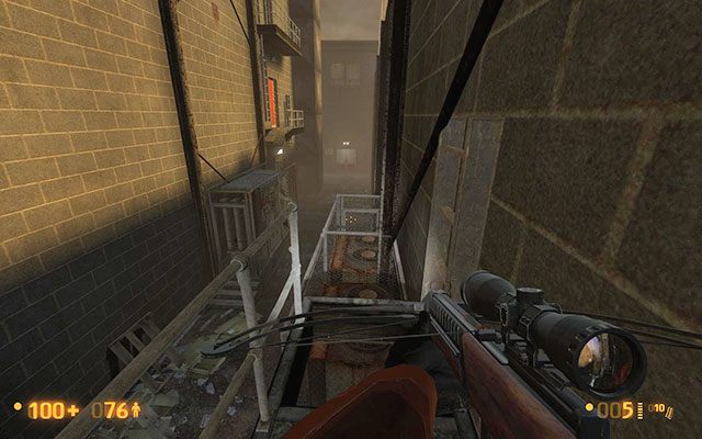 Przedostaniesz się na zewnątrz, postaraj się nie spaść na dół - Surface Tension - Wsparcie artyleryjskie | Surface Tension | Black Mesa - Black Mesa - poradnik do gry